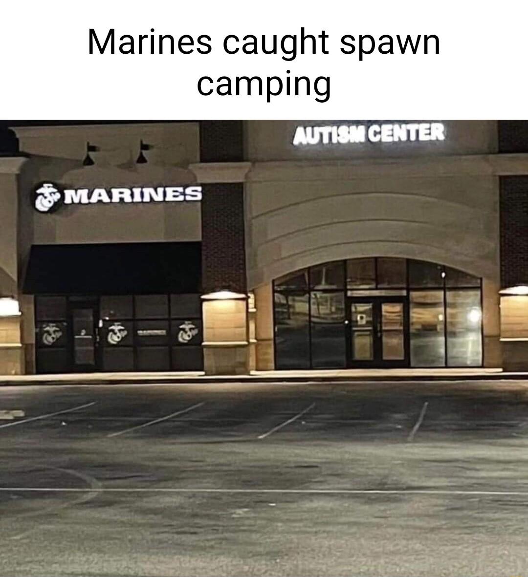nes caught spawn camping MARINES