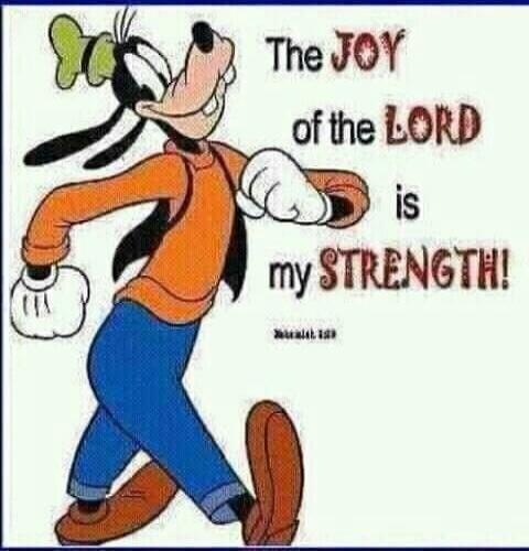 The JOY of the LORD is my STRENGTH! Nehemiah 8:10