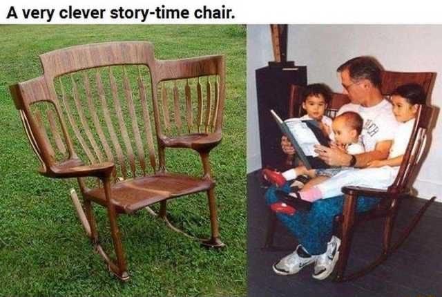 A very clever story time chair