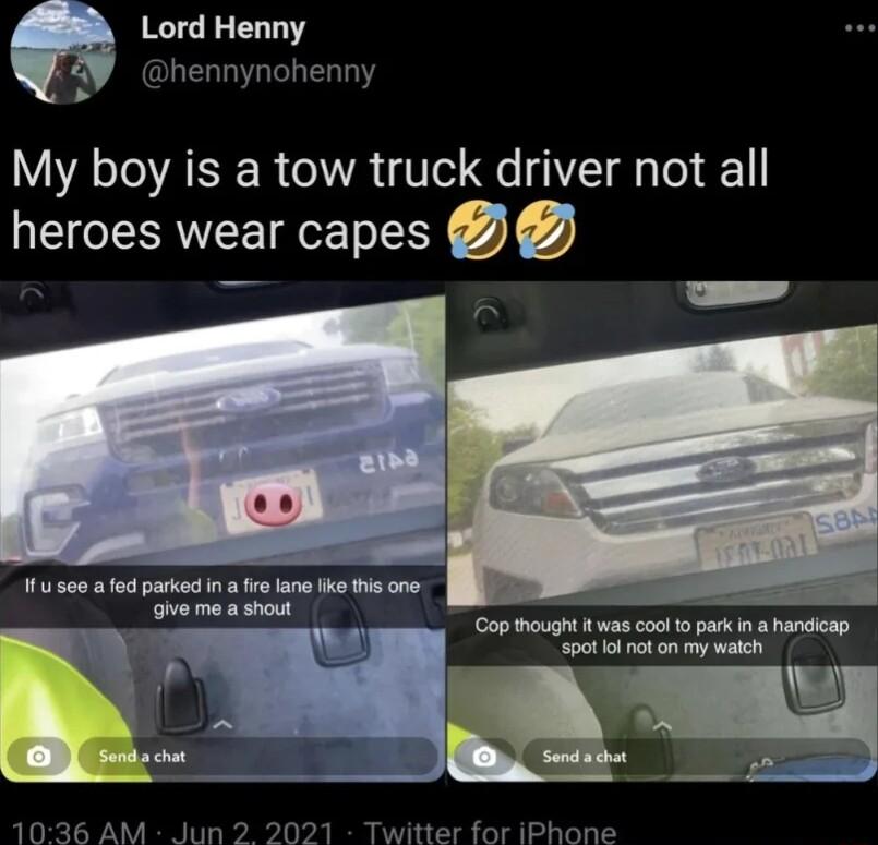 OO R R I e T l heroes wear capes 11 se0 a fed parked n e lane ke ihis one