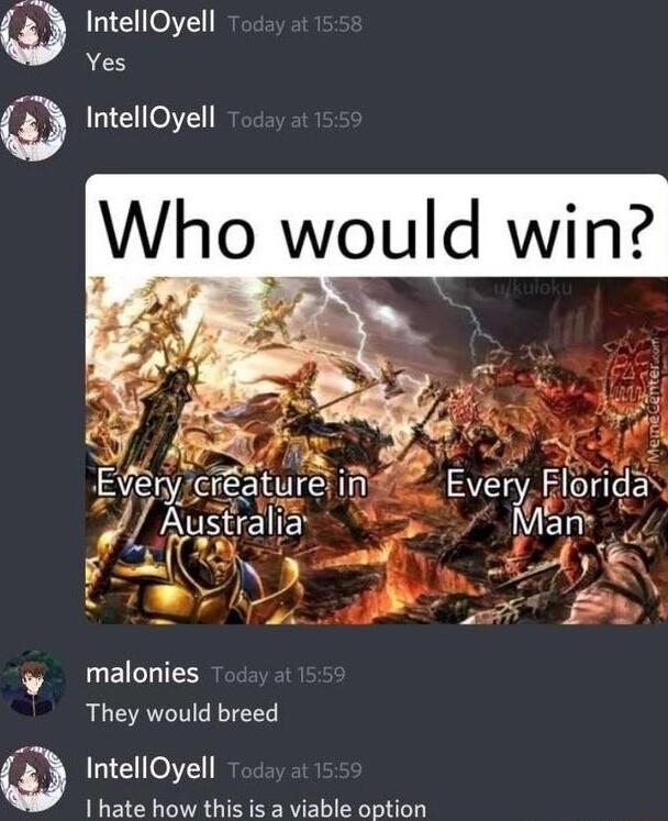 g malonies They would breed 3 IntellOyell 1 hate how this is viable ontion