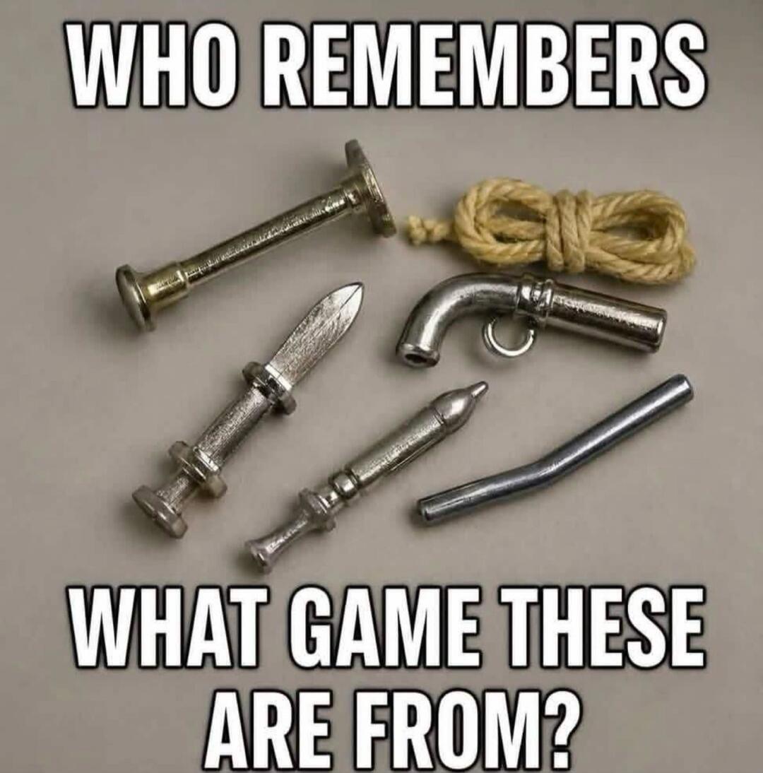 WHO REMEMBERS WHAT GAME THESE ARE FROM?