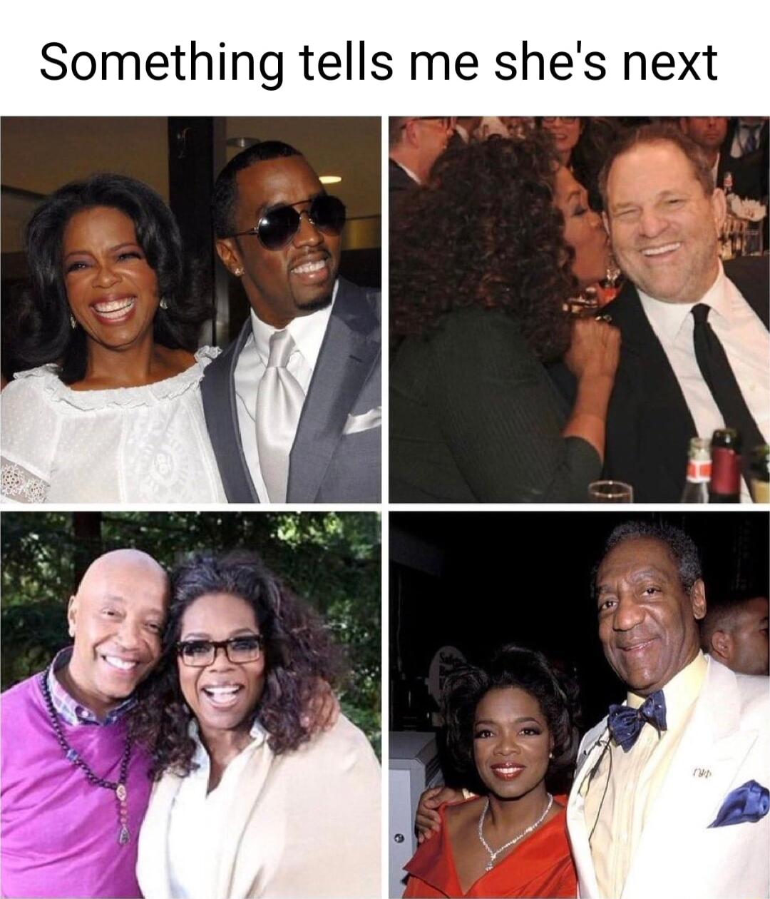 Something tells me shes next