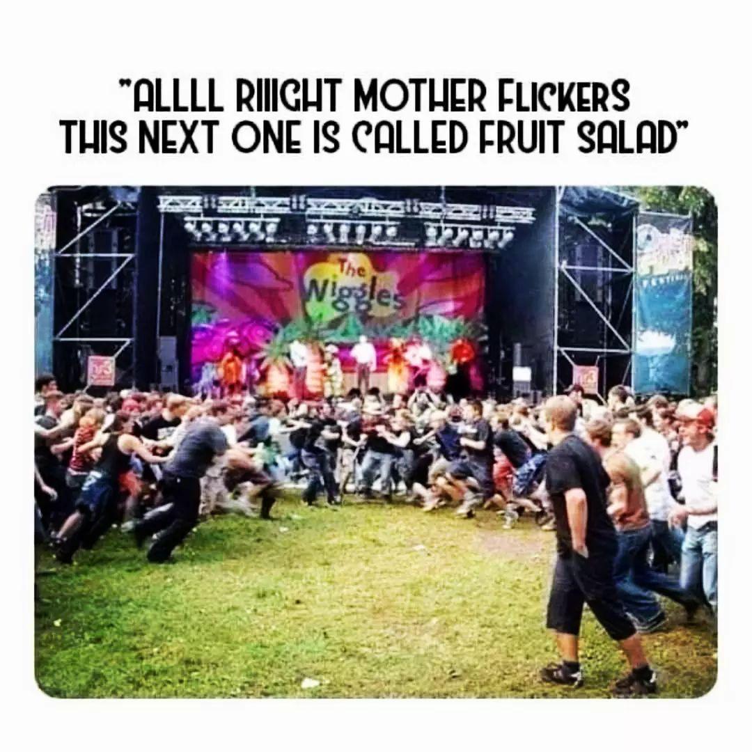 ALLLL RMIGHT MOTHER FLICKERS THIS NEXT ONE IS CALLED FRUIT SALAD s Y X