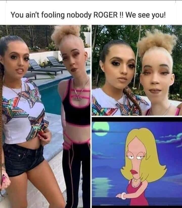 You aint fooling nobody ROGER We see you