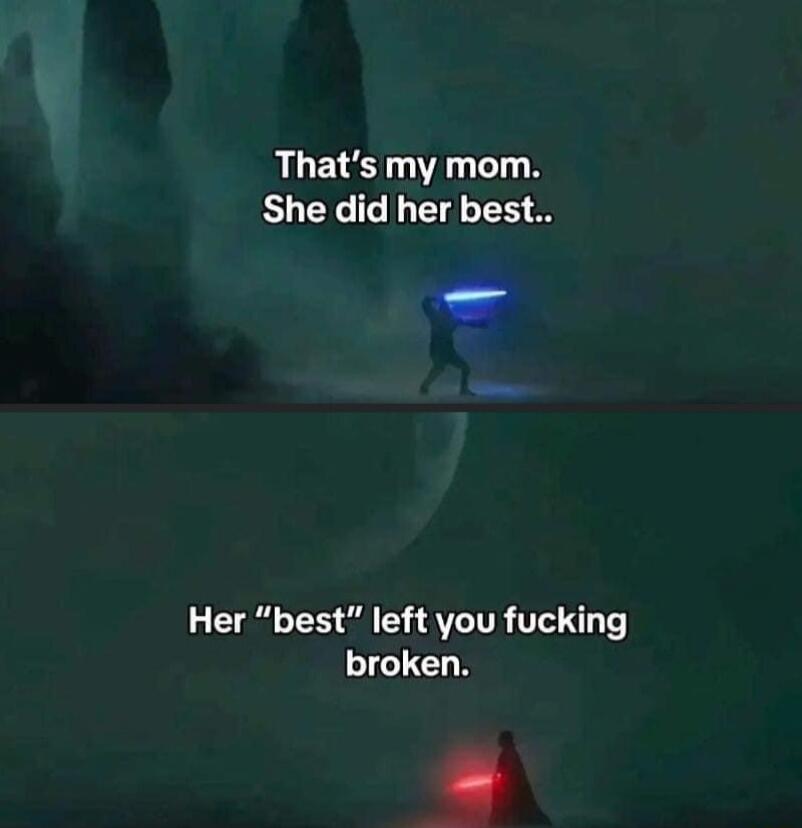 Thats my mom She did her best L CU Gl Y VTR T T T broken