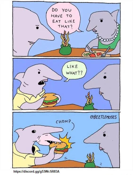Do You HAVE TO EAT LIKE THATY hupsidiscordggg5IWCSRE3A