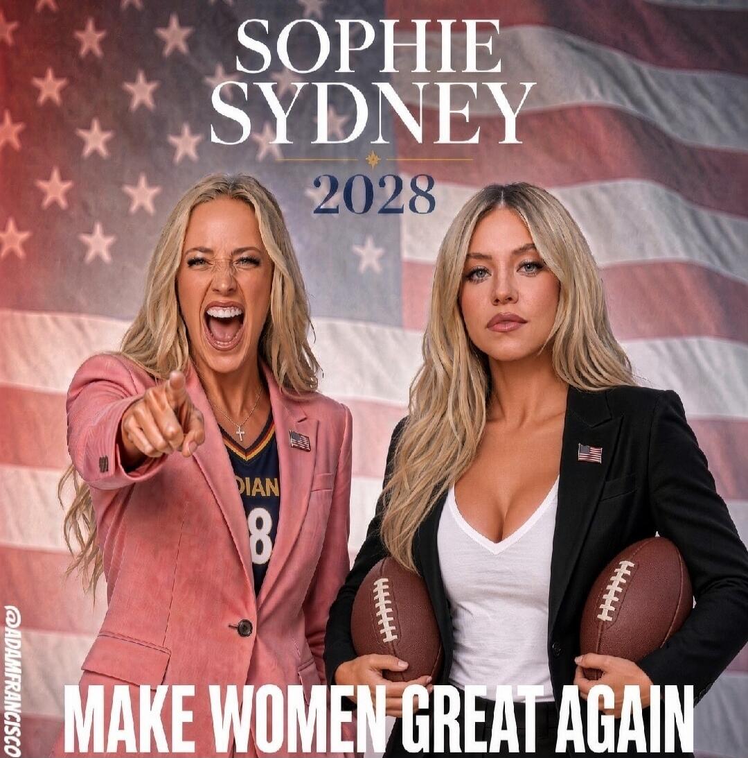 SOPHIE SYDNEY 2028 MAKE WOMEN GREAT AGAIN INDIAN 8 @ADAMFRANCISCO
