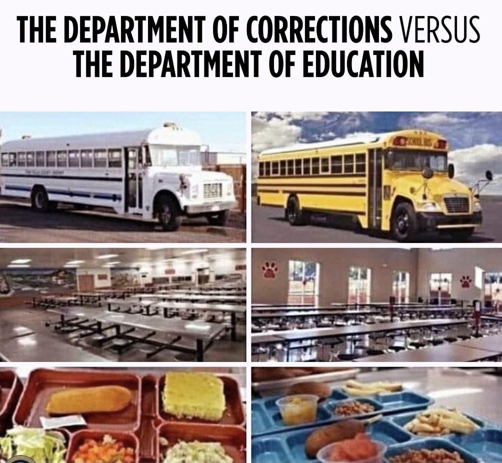 THE DEPARTMENT OF CORRECTIONS VERSUS THE DEPARTMENT OF EDUCATION