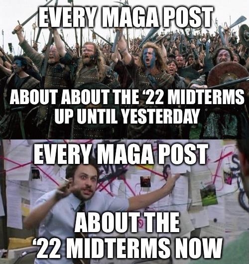 ABOUT ABOUT THE 22 MIDTERMS UP UNTIL YESTERDAY QEVEIIYFMAGA IlIS 93 t alm TTIIE w22 MIIlTEIIMStIIlW