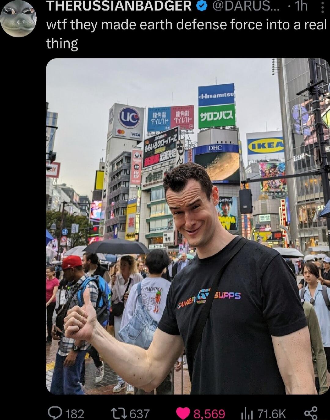 THERUSSIANBADGER DARUS n wtf they made earth defense force into a real thing