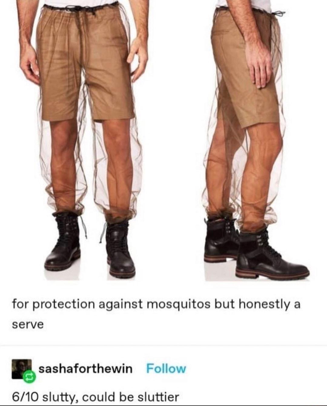 for protection against mosquitos but honestly a serve sashaforthewin Follow 610 slutty could be sluttier