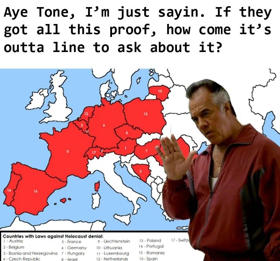 Aye Tone Im just sayin If they got all this proof how come its outta line to ask about it