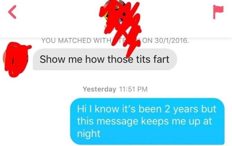 Show me how those tits fart