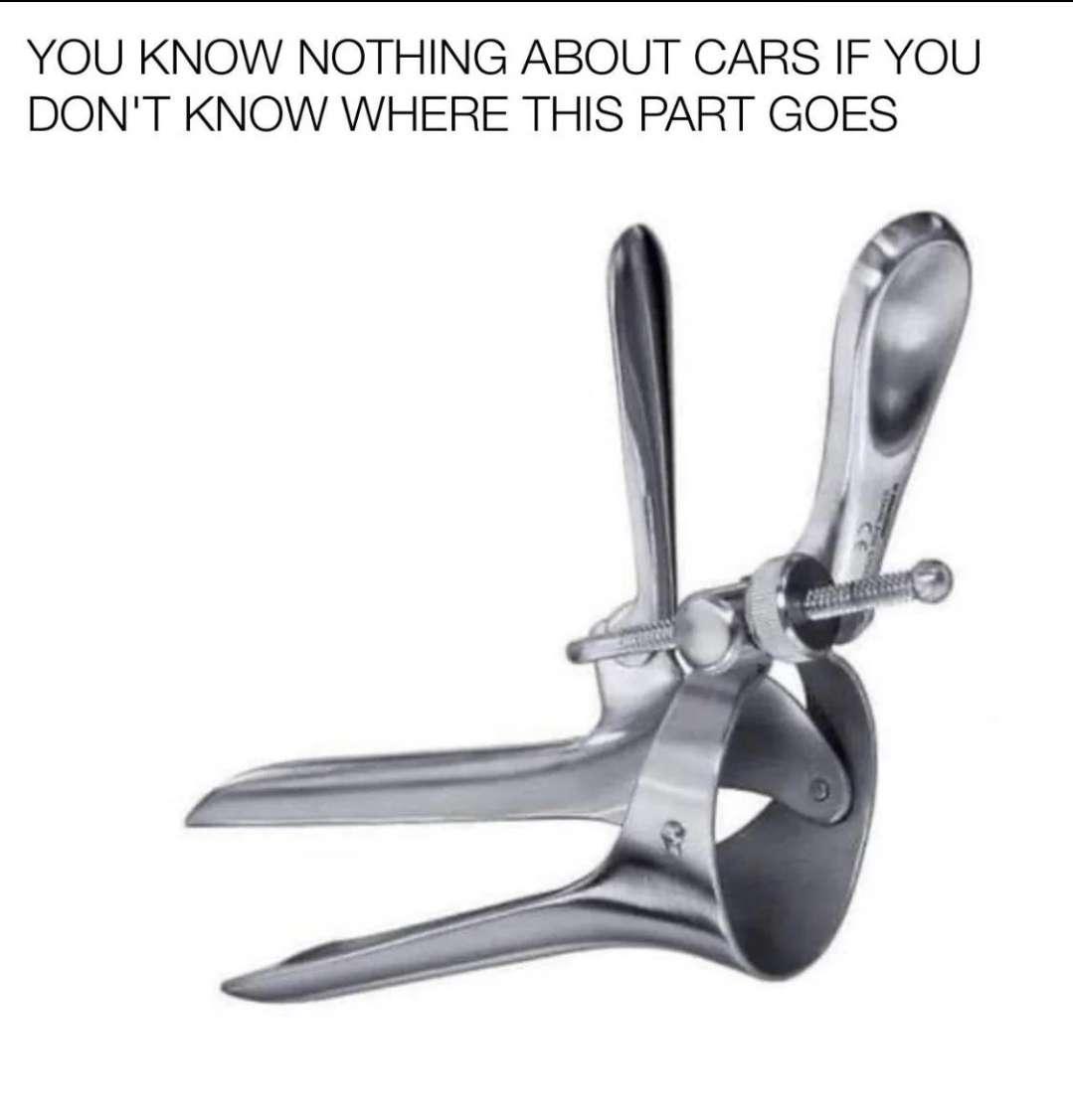 YOU KNOW NOTHING ABOUT CARS IF YOU DONT KNOW WHERE THIS PART GOES