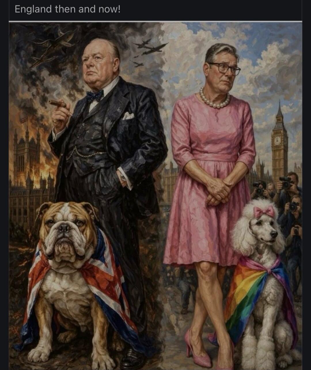 England then and now!