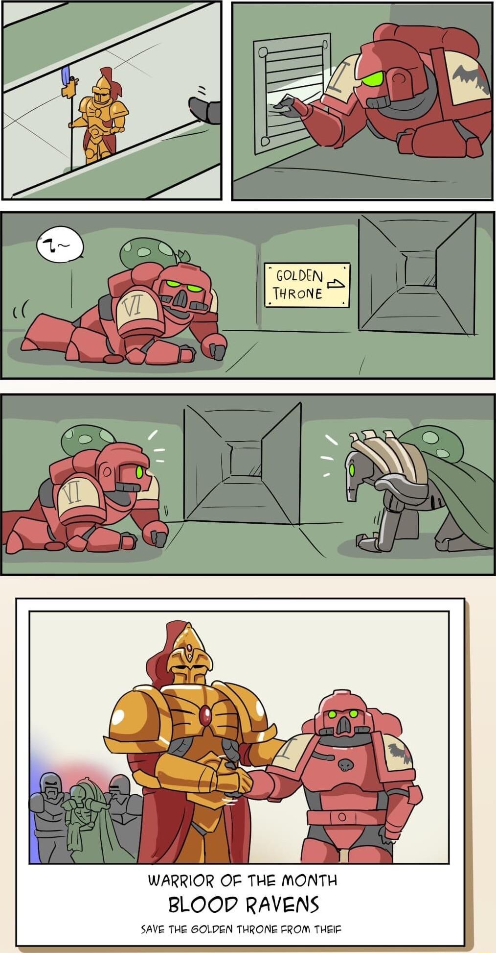 WARRIOR OF THE MONTH BLOOD RAVENS SAVE THE GOLDEN THRONE FROM THEE