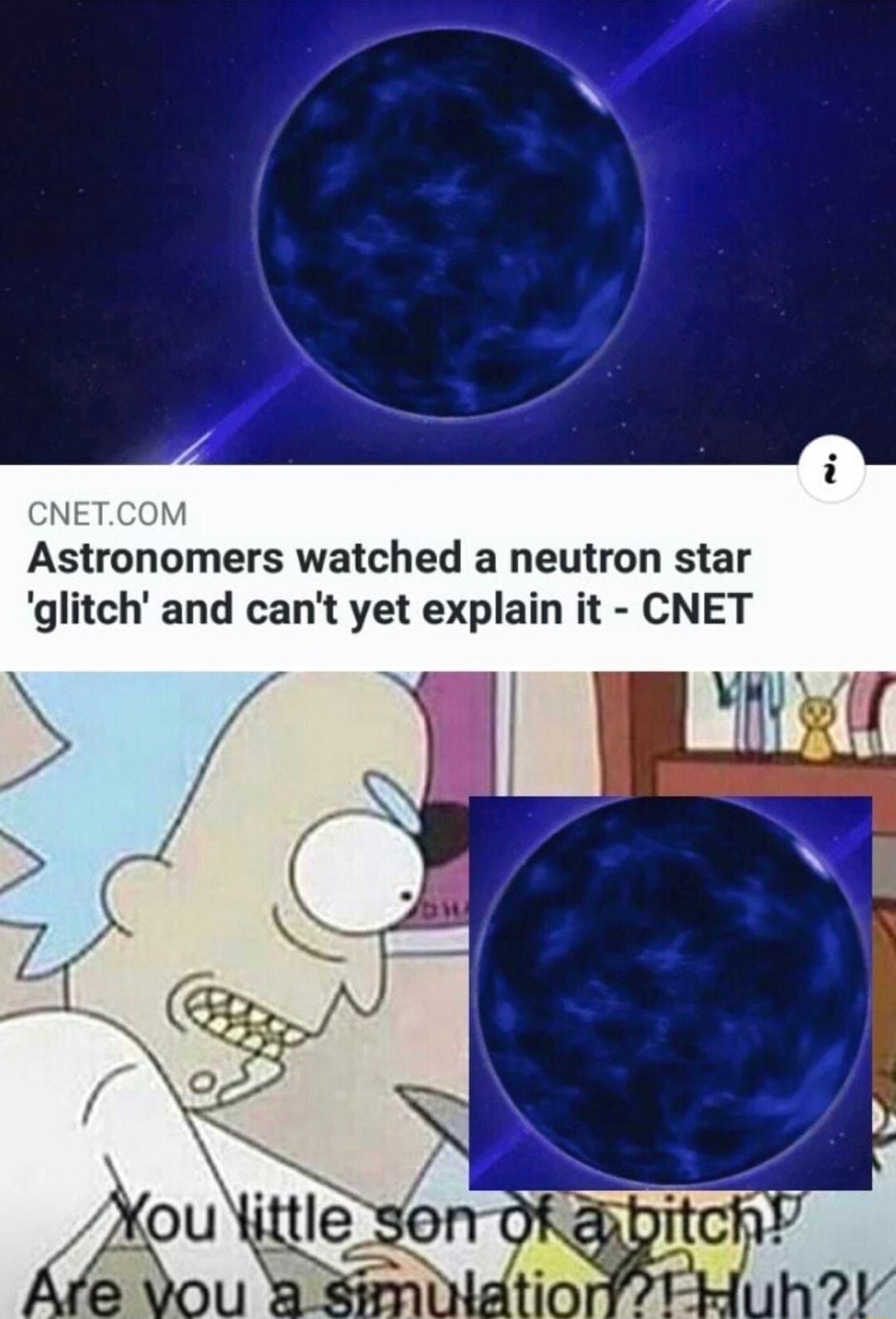 CNETCOM Astronomers watched a neutron star glitch and cant yet explain it CNET