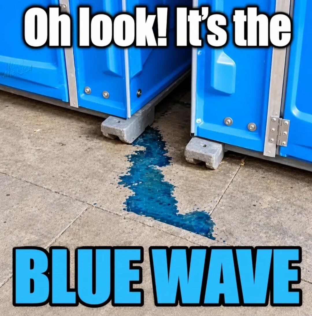 Oh look! It's the BLUE WAVE