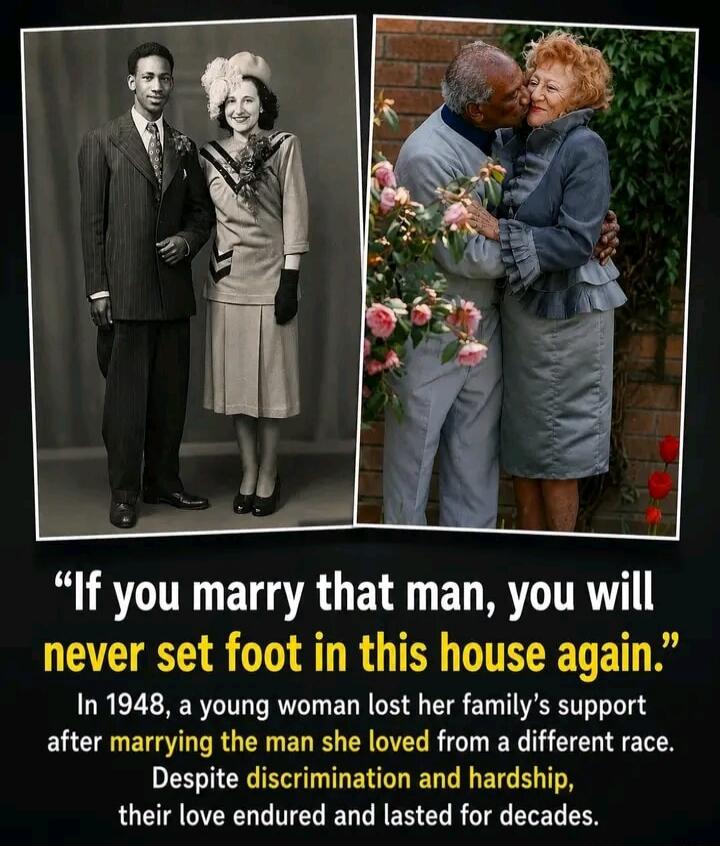 If you marry that man, you will never set foot in this house again. In 1948, a young woman lost her family's support after marrying the man she loved from a different race. Despite discrimination and hardship, their love endured and lasted for decades.