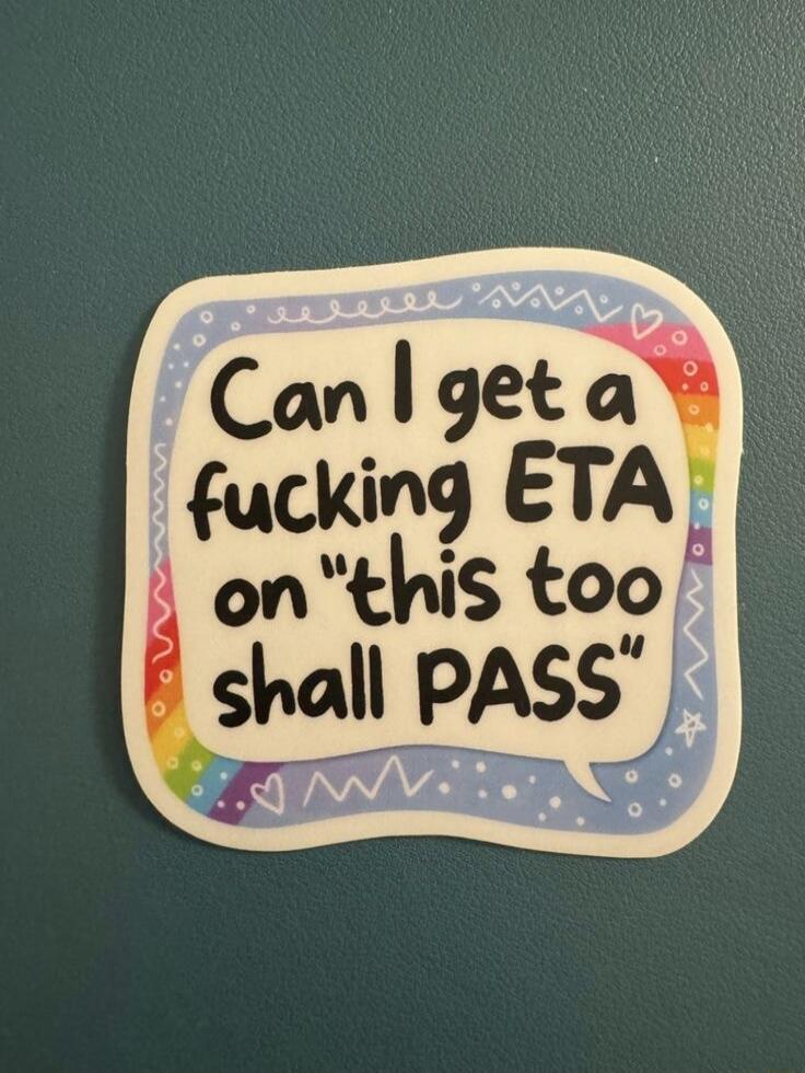 Can I get a fucking ETA on 