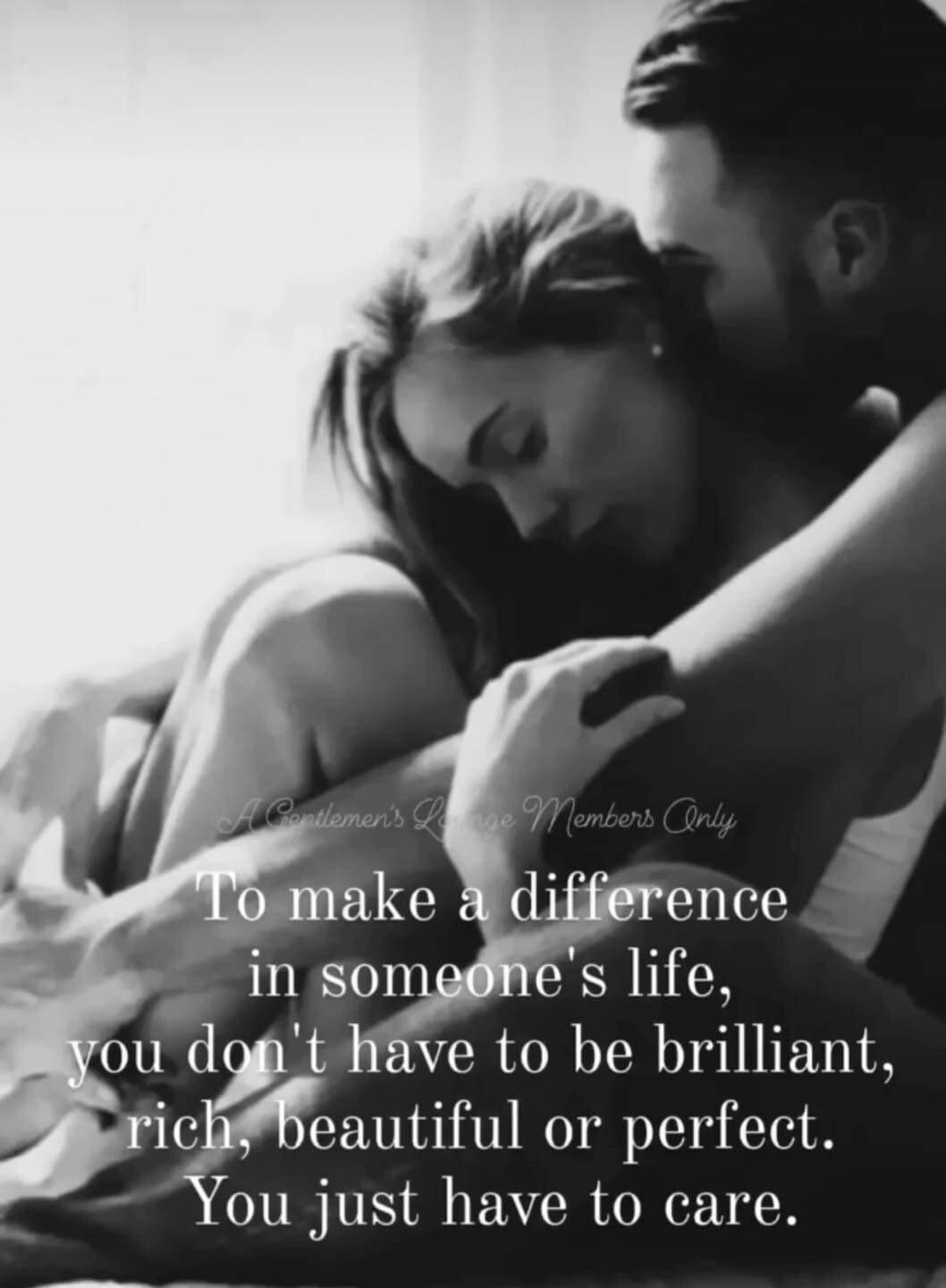 t have to be brilliant ichbeautiful or perfect ou just have to care