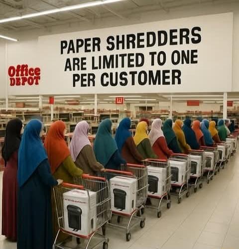 PAPER SHREDDERS ARE LIMITED TO ONE PER CUSTOMER
Office Depot