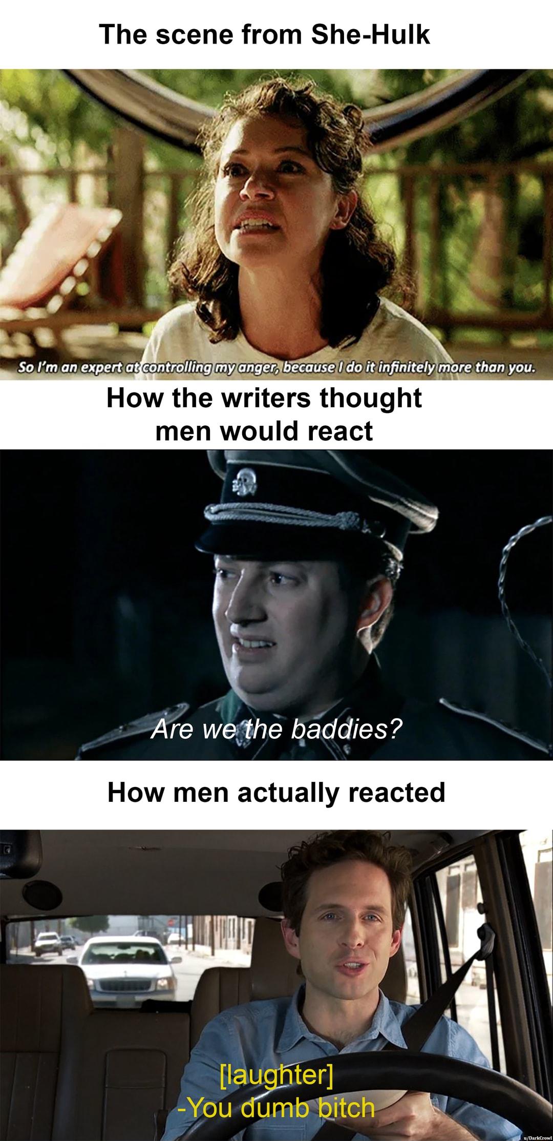 The scene from She Hulk