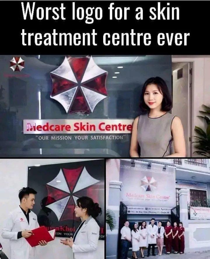 Worst logo for a skin treatment centre ever edare Skin Centr MISSION YOUR sAnsFm