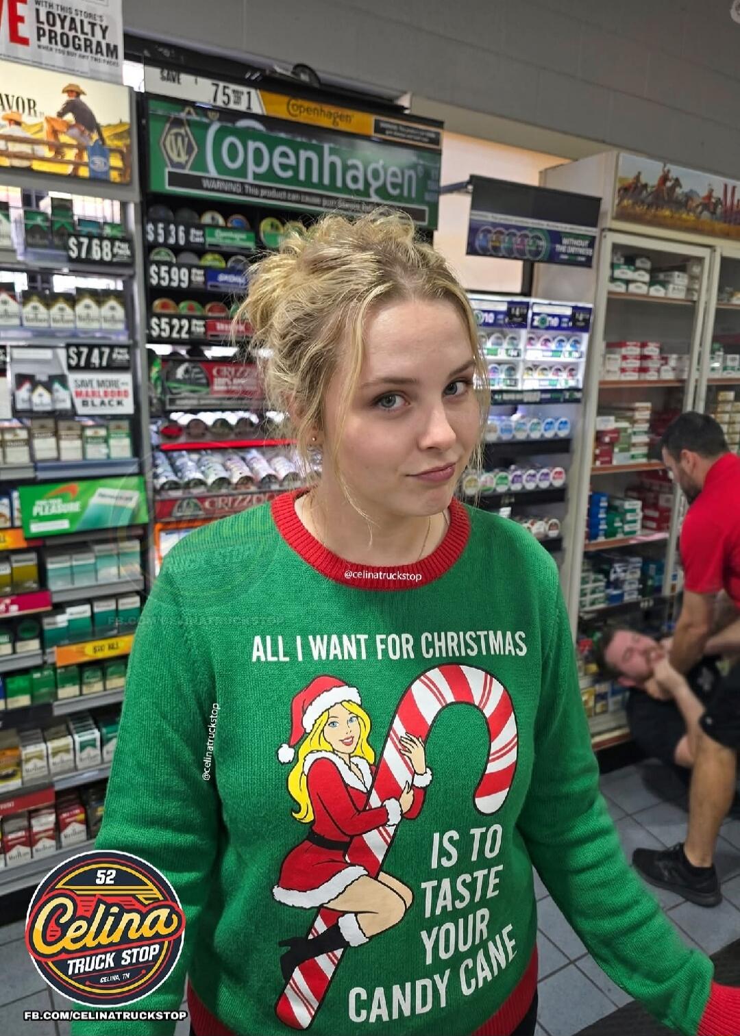 ALL I WANT FOR CHRISTMAS IS TO TASTE YOUR CANDY CANE