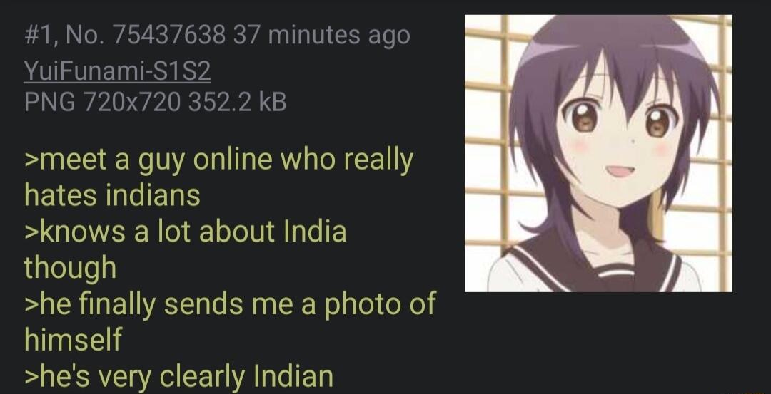 1No 75437638 3 iFunami S1 PNG 720x720 3 meet a guy online who really LEICSIGIELS knows a lot about India though he finally sends me a photo of himself hes very clearly Indian