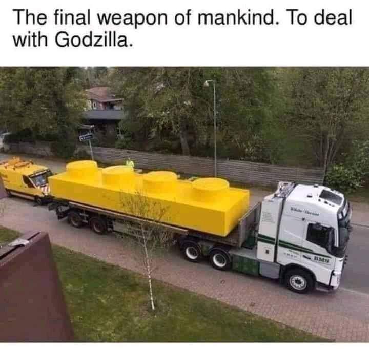 The final weapon of mankind To deal with Godzilla