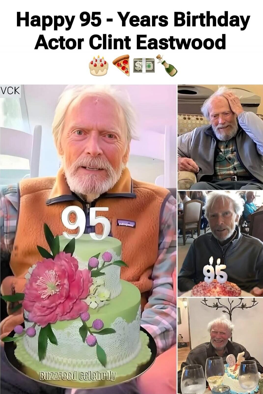 Happy 95 - Years Birthday Actor Clint Eastwood