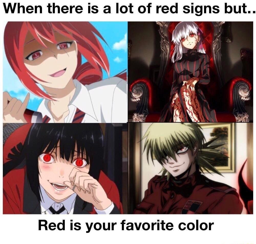 When there is a lot of red signs but Red is your favorite color