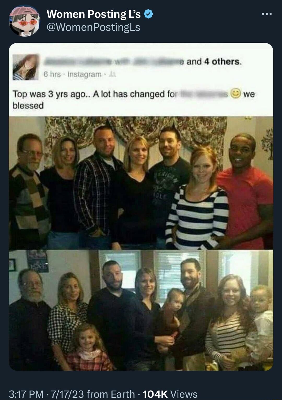 Women Posting Ls WomenPostingLs g and 4 others Top was 3 yrs ago A lot has changed fo blessed 317 PM 71723 from Earth 104K Views