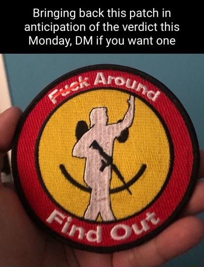 Bringing back this patch in anticipation of the verdict this Monday DM if you want one