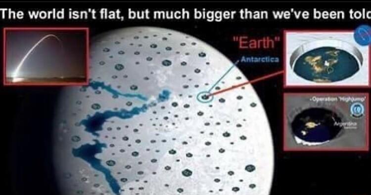 The world isnt flat but much bigger than weve been tolc