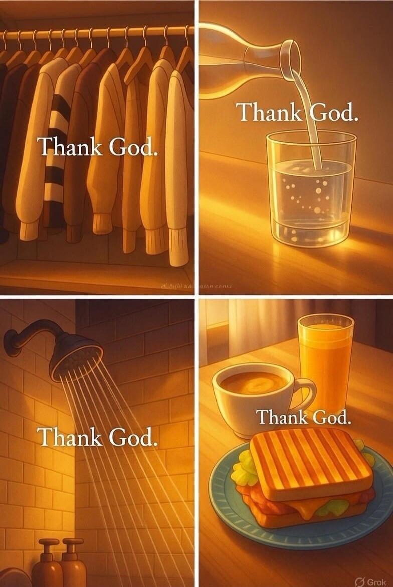 Thank God.
Thank God.
Thank God.
Thank God.