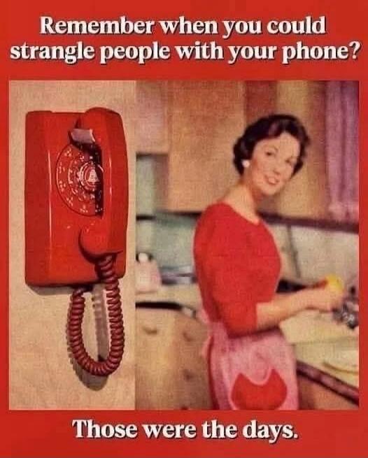 Remember when you could strangle people with your phone? Those were the days.