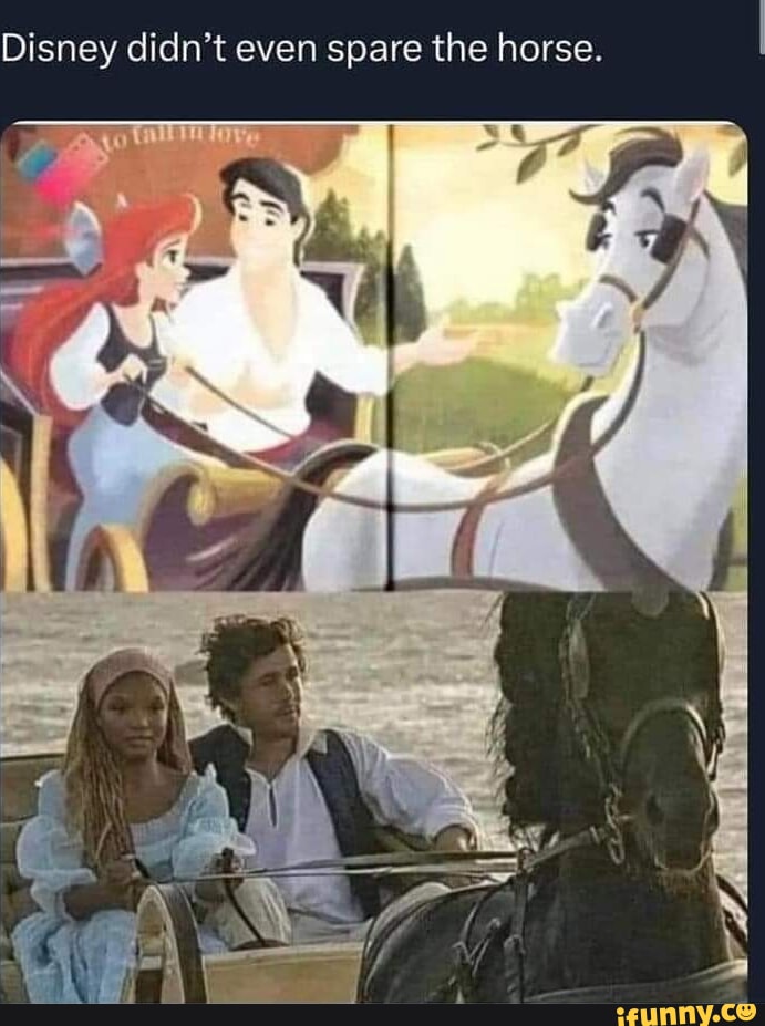 Disney didnt even spare the horse