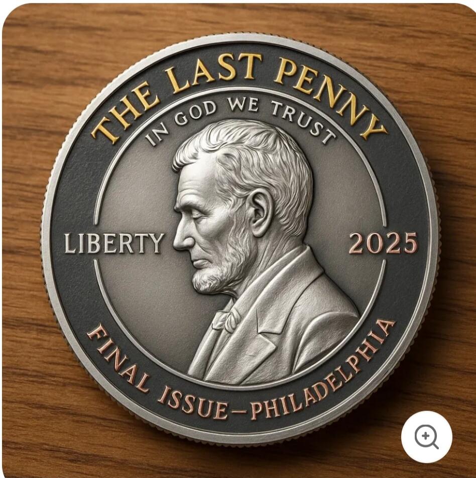 THE LAST PENNY IN GOD WE TRUST LIBERTY 2025 FINAL ISSUE—PHILADELPHIA