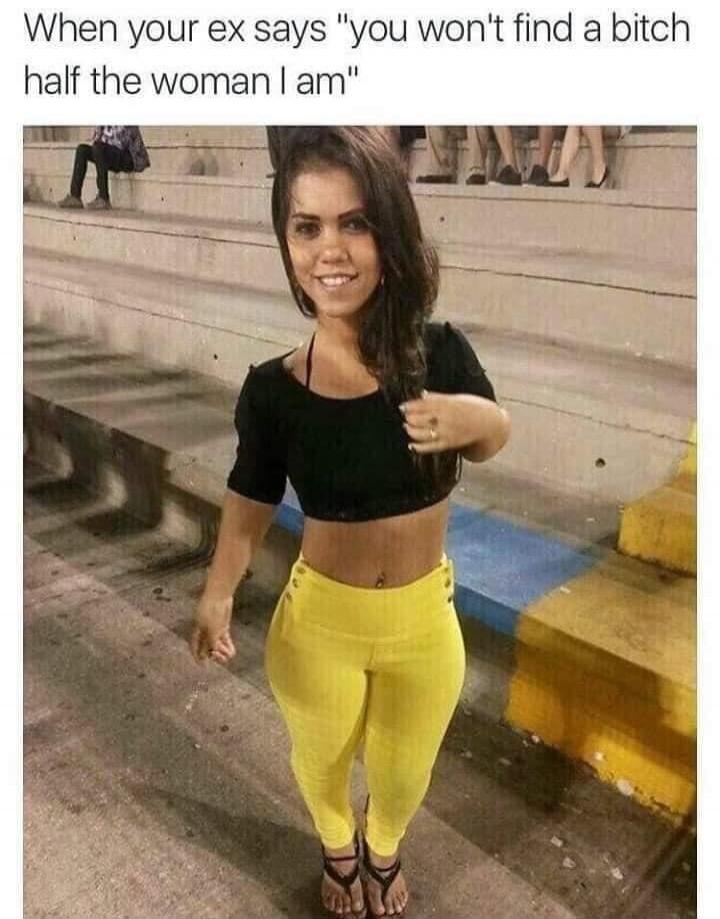 When your ex says 