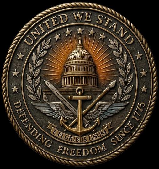UNITED WE STAND
DEFENDING FREEDOM SINCE 1775
E PLURIBUS UNUM