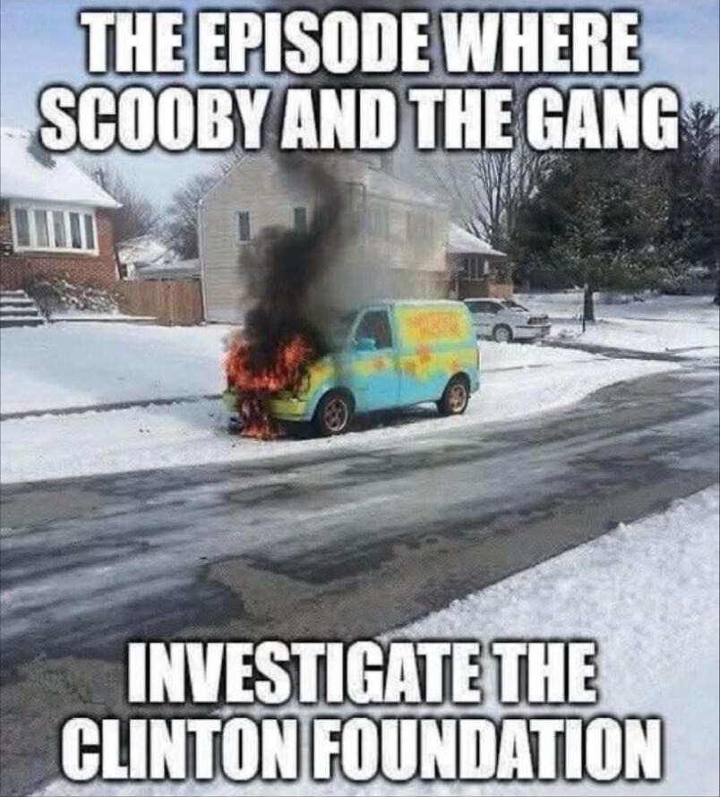 THE EPISODE WHERE SCOOBY AND THE GANG INVESTIGATE THE CLINTON FOUNDATION
