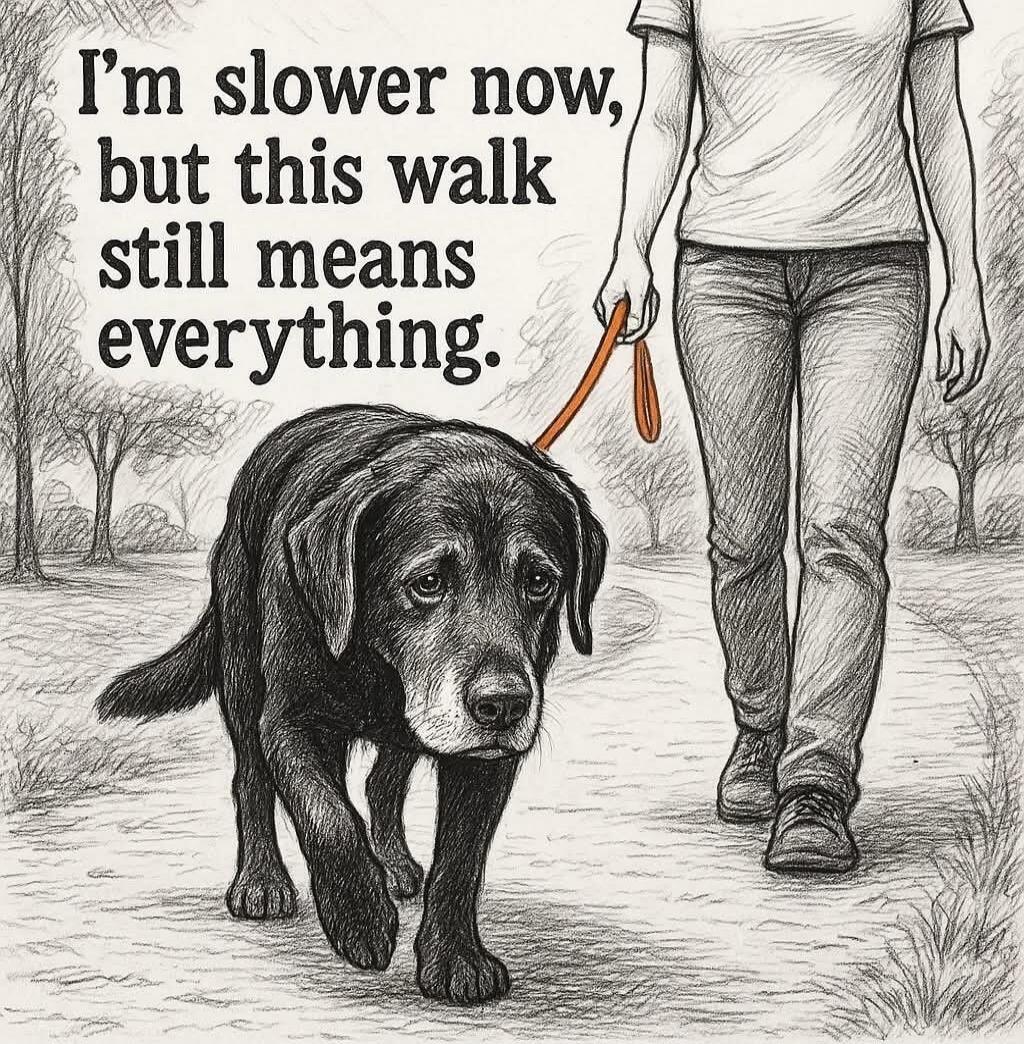 I'm slower now, but this walk still means everything.