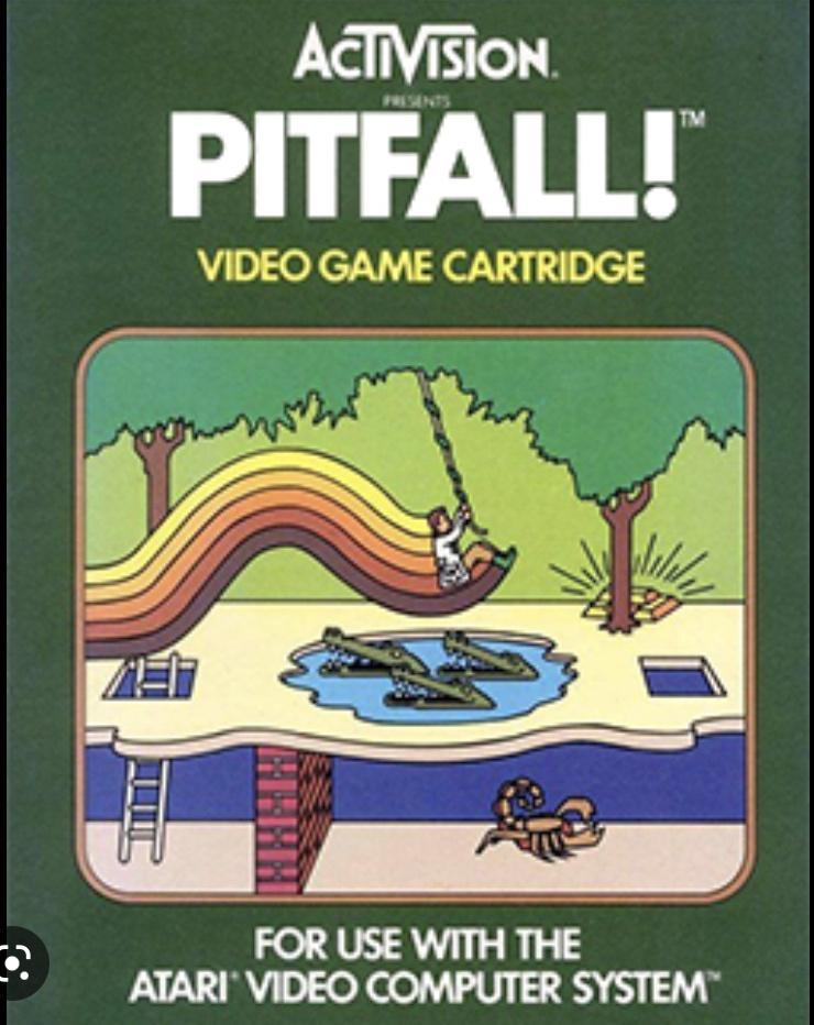 AcTiVisioN PITFALL VIDEO GAME CARTRIDGE