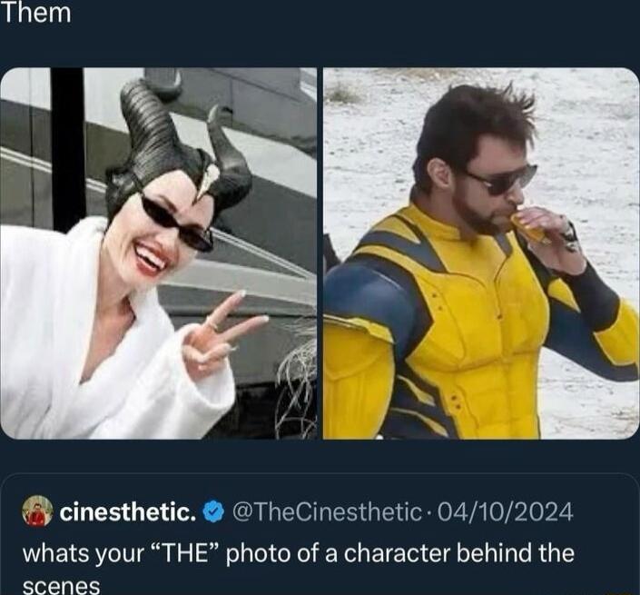 cinesthetic whats your THE photo of a character behind the scenes TheCinesthetic 04102024