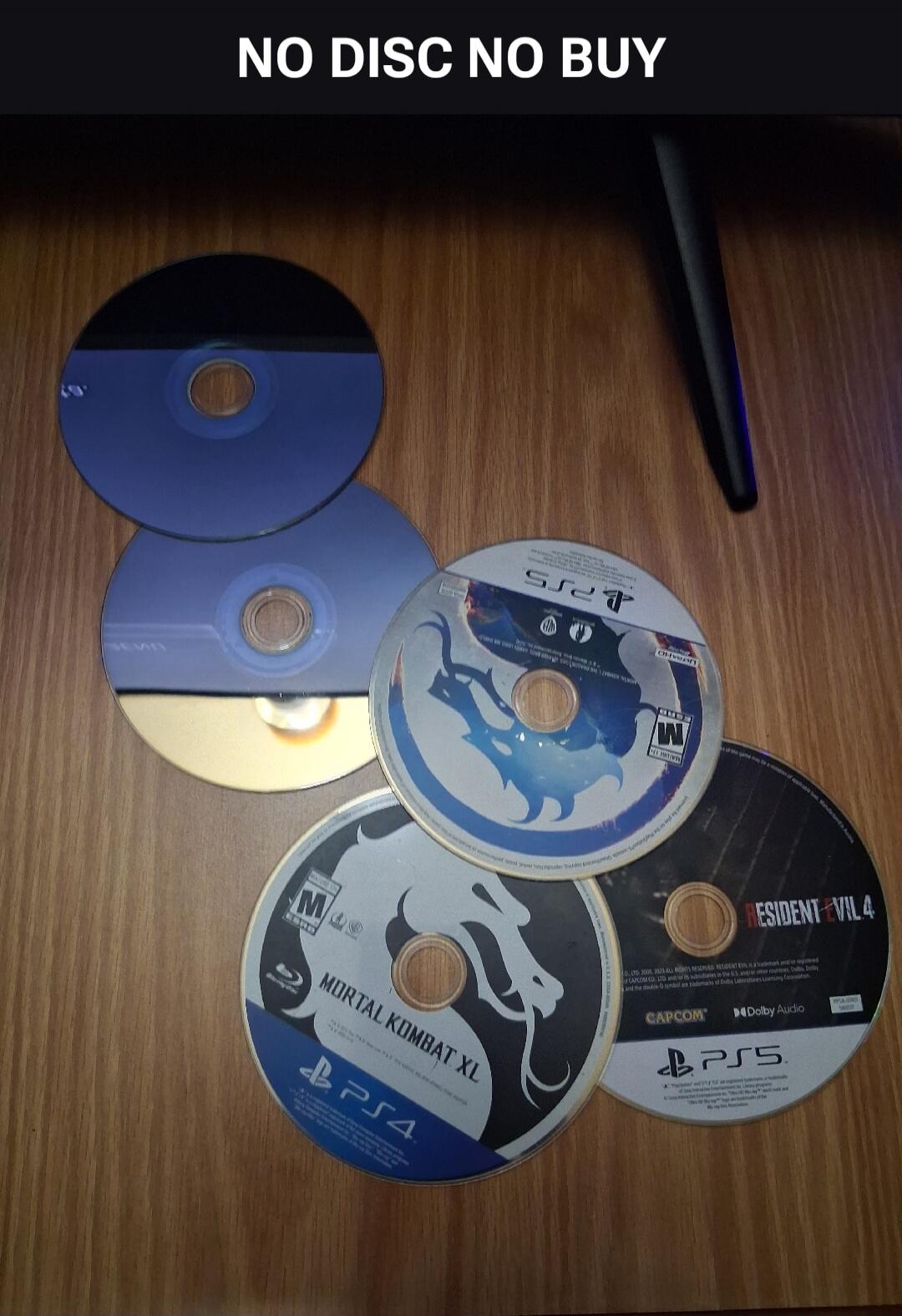 NO DISC NO BUY