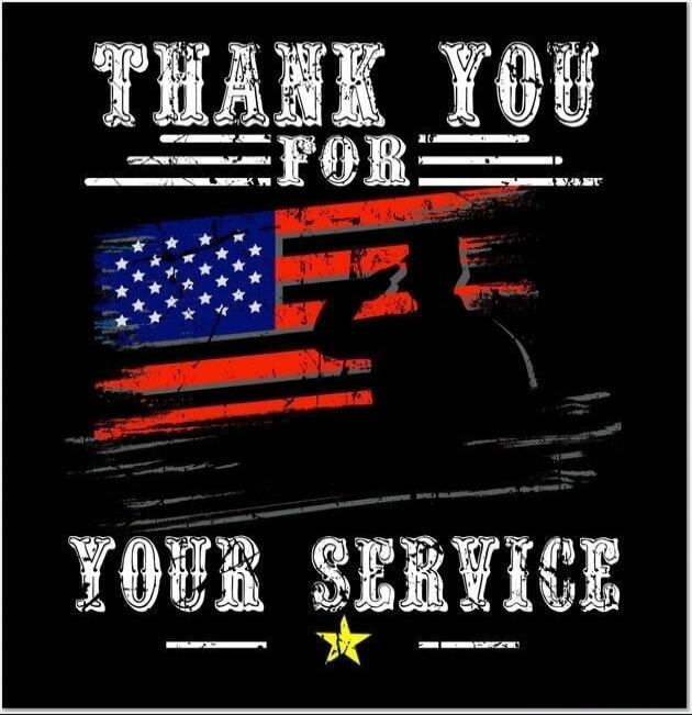 THANK YOU FOR YOUR SERVICE