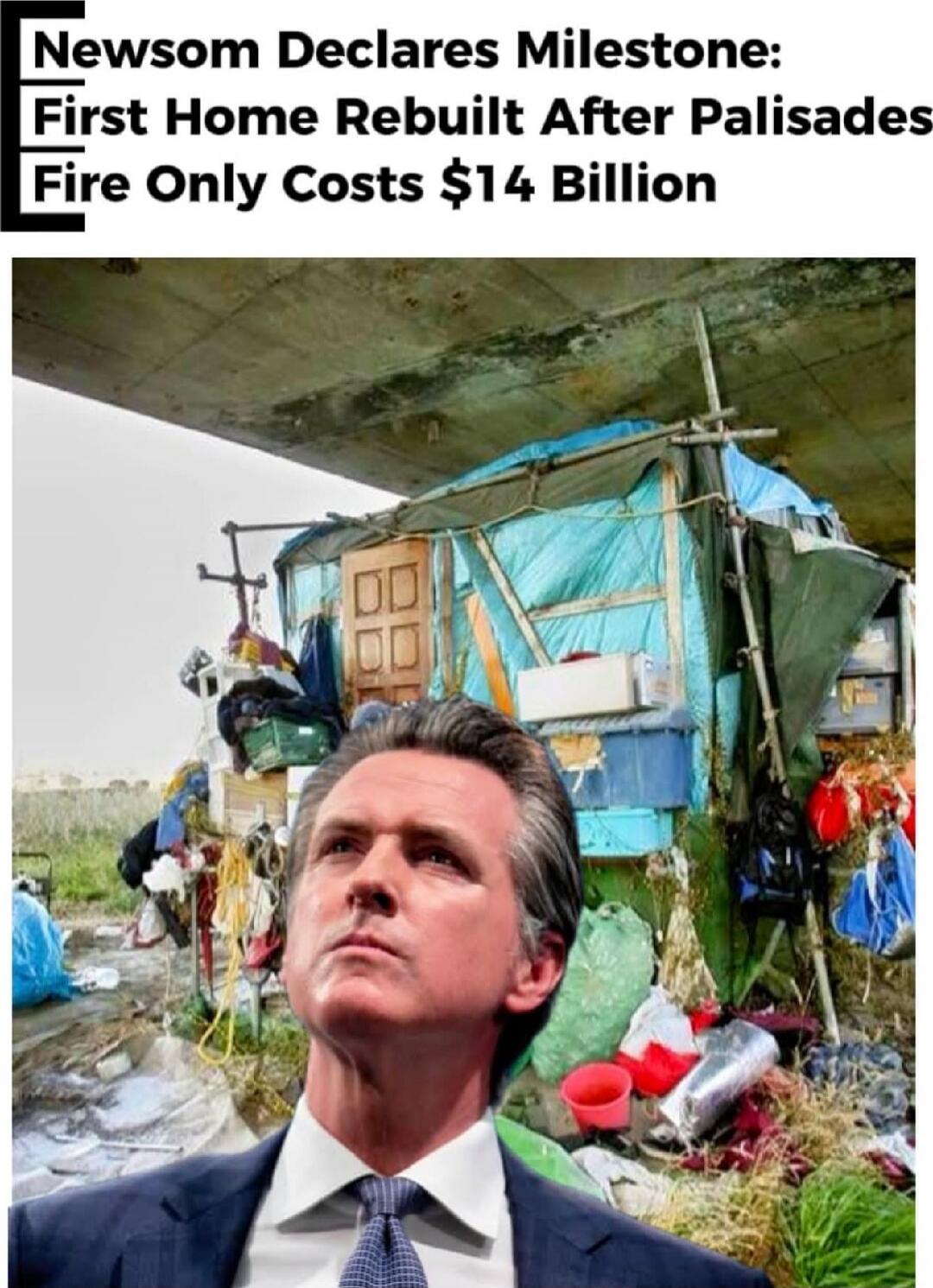 Newsom Declares Milestone: First Home Rebuild After Palisades Fire Only Costs $14 Billion